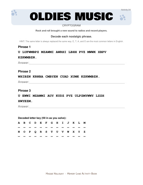 Drive-In Nights Cryptogram