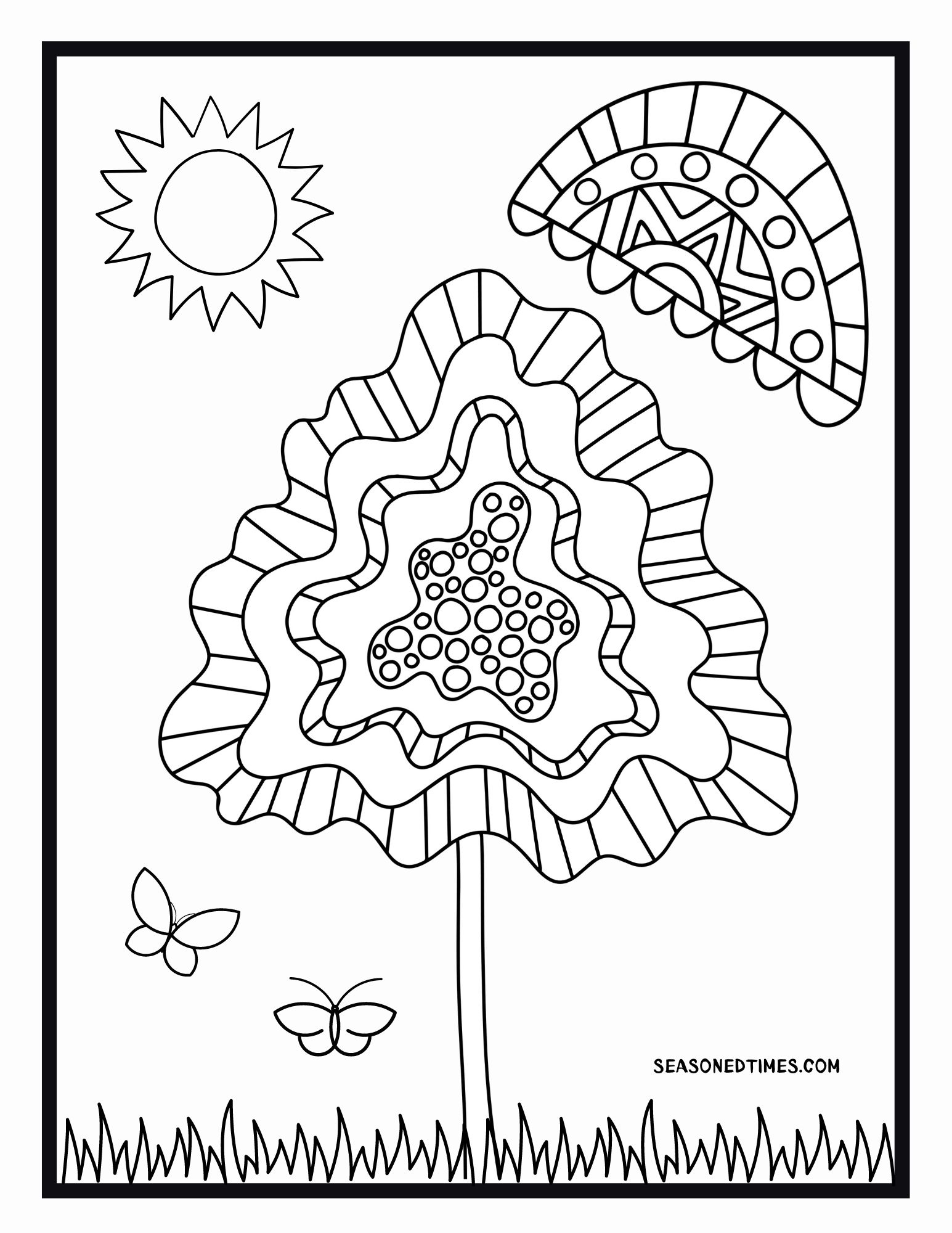 ColoringAbstractFlwr523
