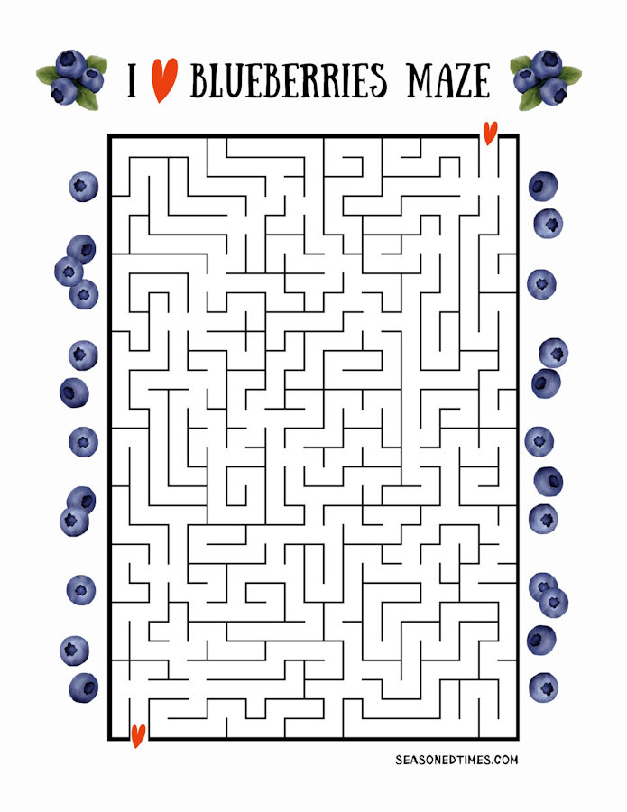 424ILoveBlueberriesMaze