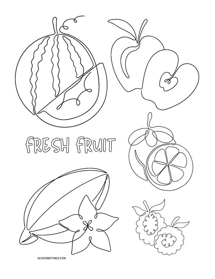 ColoringFruit724